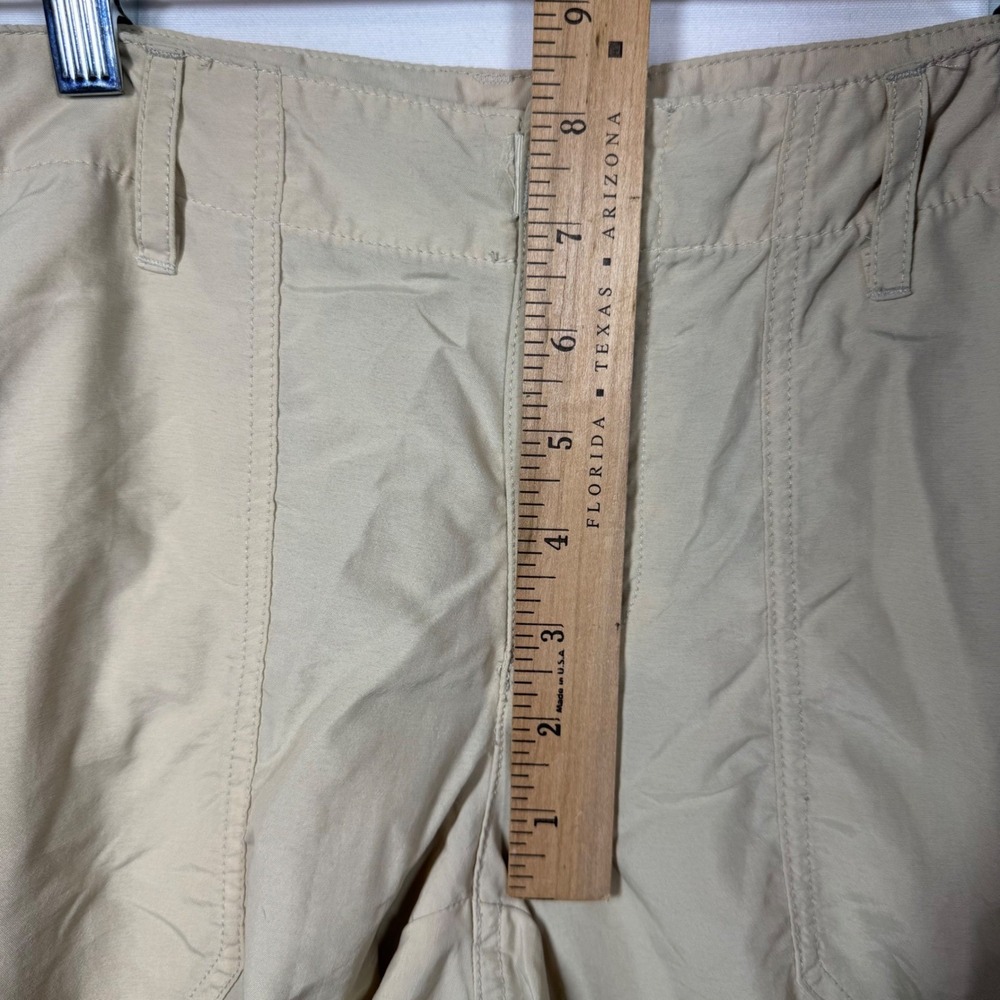 Patagonia Women's Sz 4 Khaki Tan Polyamide Hiking Cargo Pants Straight Leg 11477 - Picture 7 of 10
